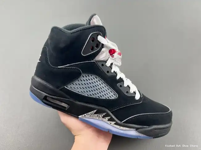 Kick Theory 5 Black Jordan Air Metallic HF3975-001 Reimagined 0605